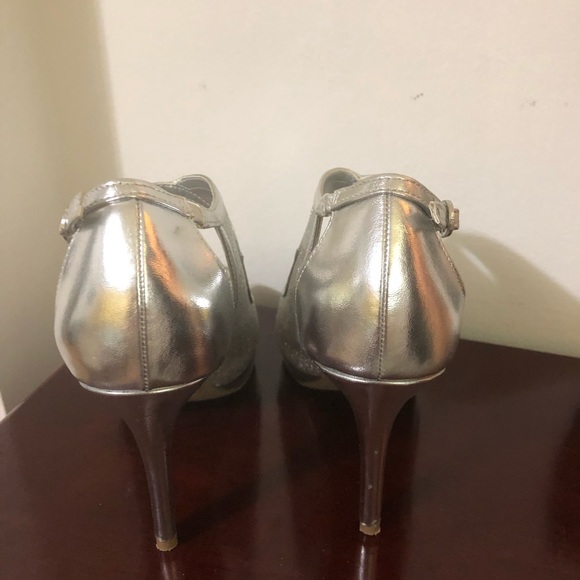 Brash Silver High Heels - Picture 2 of 3